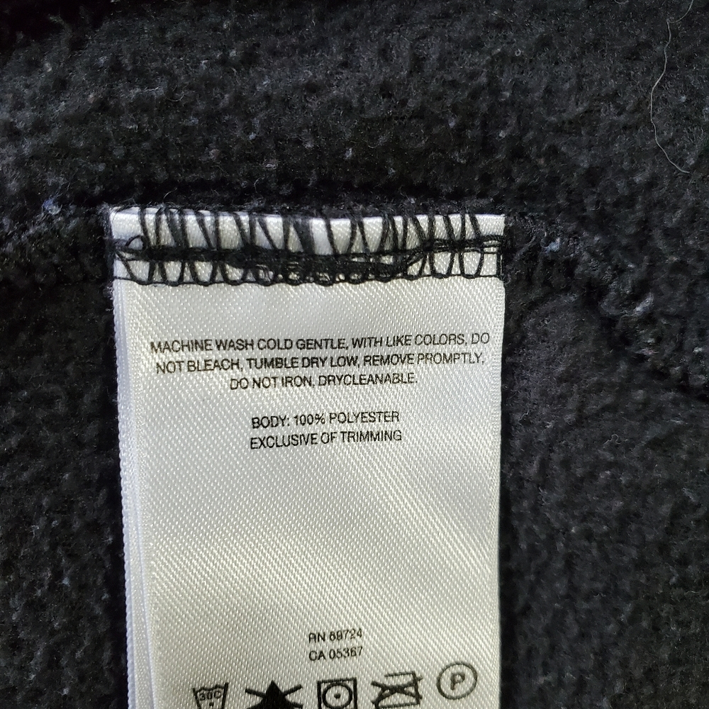 Columbia Fleece Full Zip Vest Charcoal Gray Black Size 2X - Picture 6 of 6